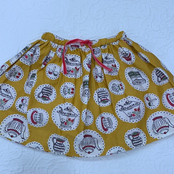 Mini Boden Other - Mini Boden Yellow Tea Party Skirt Girls 5-6